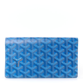 GOYARD Goyardine Richelieu Wallet Sky Blue