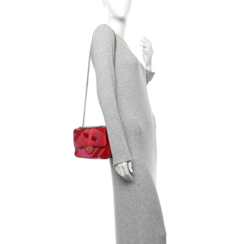 CHANEL Lambskin Velvet Grosgrain Quilted 2.55 Reissue 225 Flap Red