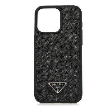 PRADA Saffiano iPhone 15 Pro Max Case Black