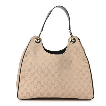 GUCCI Monogram Hobo Brown