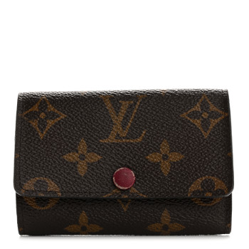 LOUIS VUITTON Monogram 6 Key Multicles Holder Fuchsia