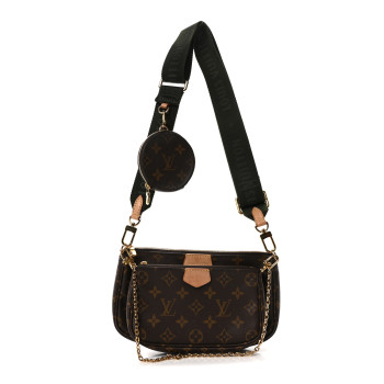 LOUIS VUITTON Monogram Multi Pochette Accessories Kaki