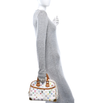 LOUIS VUITTON Monogram Multicolor Trouville White