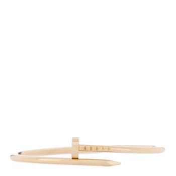 CARTIER 18K Yellow Gold Small Juste Un Clou Bracelet 15
