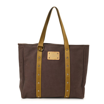 LOUIS VUITTON Toile Antigua Cabas GM Brown Kaki