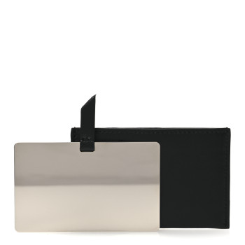 SAINT LAURENT Smooth Calfskin For You Mirror Card Case Black