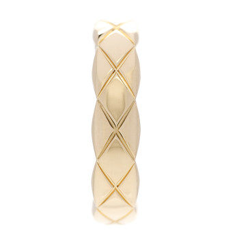 CHANEL 18K Yellow Gold Coco Crush Single Ear Cuff Earring