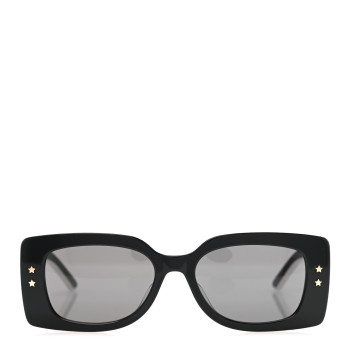 CHRISTIAN DIOR Diorpacific S1U Square Sunglasses Black White