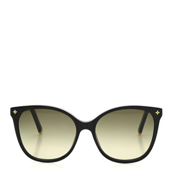 LOUIS VUITTON Acetate My Monogram Light Cat Eye Sunglasses Z1657W Black