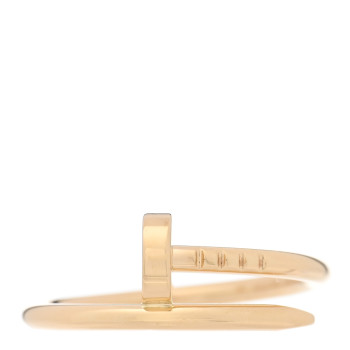 CARTIER 18K Yellow Gold Small Juste Un Clou Ring 52 6