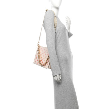 LOUIS VUITTON Lambskin Embossed Monogram Coussin PM Sunrise Aquarelle