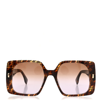 FENDI Acetate Fendi Bold Sunglasses FE40036U Havana Black
