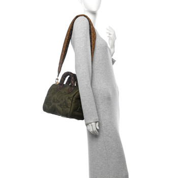 LOUIS VUITTON Econyl Mini Monogram Pillow Speedy Bandouliere 25 Khaki