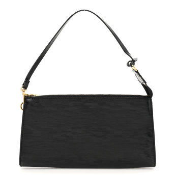 LOUIS VUITTON Epi Pochette Accessories 24 Black