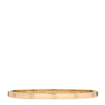 CARTIER 18K Yellow Gold Small LOVE Bracelet 17