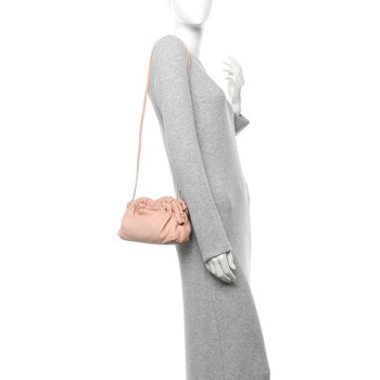 MANSUR GAVRIEL Lambskin Mini Cloud Clutch Dahlia