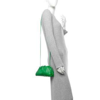 BOTTEGA VENETA Butter Calfskin The Mini Pouch Parakeet