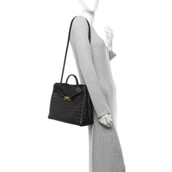 BOTTEGA VENETA Nappa Intrecciato Medium Andiamo Shoulder Bag Fondant