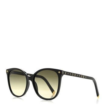 LOUIS VUITTON Acetate My Monogram Light Cat Eye Sunglasses Z1657W Black