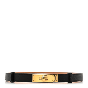 HERMES Epsom Kelly Belt Black
