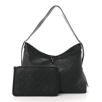 LOUIS VUITTON Empreinte Monogram Giant CarryAll MM Black