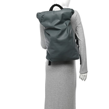 BOTTEGA VENETA Calfskin Air Mesh Hidrology Backpack Slate Black