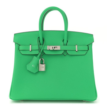 HERMES Togo Birkin 25 Vert Comics