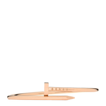 CARTIER 18K Pink Gold Small Juste Un Clou Bracelet 14
