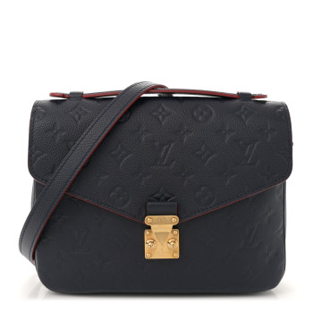 LOUIS VUITTON Empreinte Pochette Metis Marine Rouge