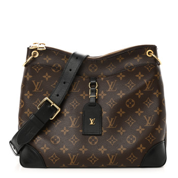 LOUIS VUITTON Monogram Odeon MM Black