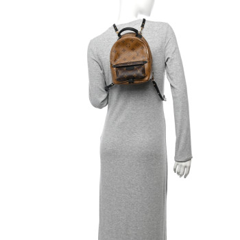LOUIS VUITTON Reverse Monogram Palm Springs Backpack Mini