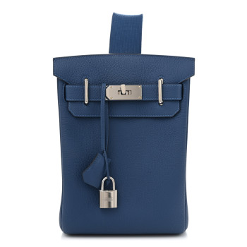 HERMES Togo Hac A Dos PM Backpack Bleu Nuit