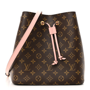 LOUIS VUITTON Monogram Neonoe MM Rose Poudre