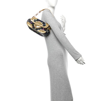 LOUIS VUITTON Monogram Multicolor Marilyn Black Gold