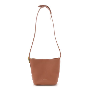 LOUIS VUITTON Grained Calfskin Low Key All In BB Cognac