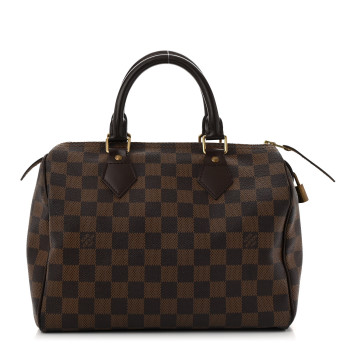 LOUIS VUITTON Damier Ebene Speedy 25