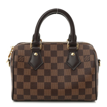 LOUIS VUITTON Damier Ebene Speedy Bandouliere 20