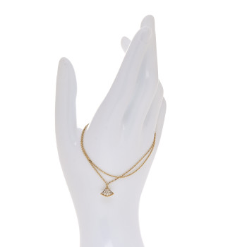 BULGARI 18K Yellow Gold Diamond Divas' Dream Bracelet SM