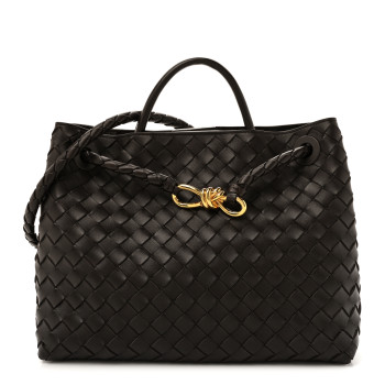 BOTTEGA VENETA Nappa Intrecciato Medium Andiamo Shoulder Bag Fondant