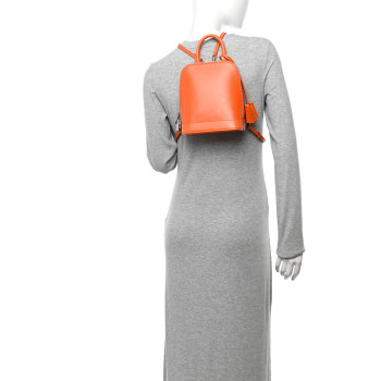 LOUIS VUITTON Epi Alma Backpack Orange