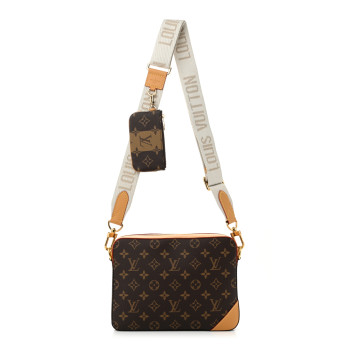 LOUIS VUITTON X NIGO Reverse Monogram Stripes Trio Messenger