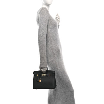 HERMES Togo Birkin 25 Black