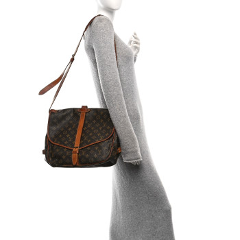 LOUIS VUITTON Monogram Saumur 35