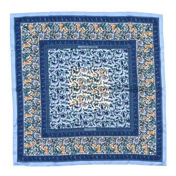 HERMES Silk Chasse en Inde Scarf 90