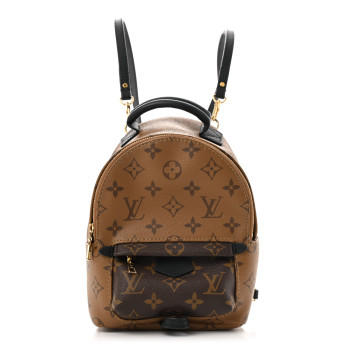 LOUIS VUITTON Reverse Monogram Palm Springs Backpack Mini