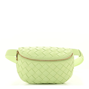 BOTTEGA VENETA Nappa Intrecciato Belt Bag Fennel