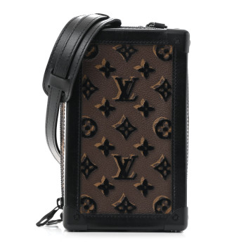 LOUIS VUITTON Monogram Tuffetage Vertical Soft Trunk