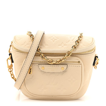 LOUIS VUITTON Empreinte Mini Bumbag Cream