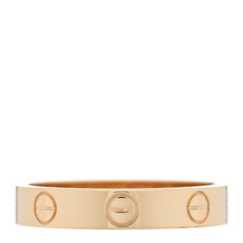 CARTIER 18K Yellow Gold 3.5mm LOVE Wedding Band Ring 53 6.5