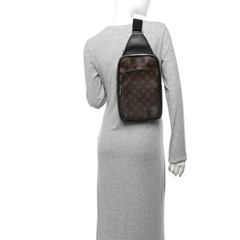 LOUIS VUITTON Monogram Macassar Avenue Sling Bag